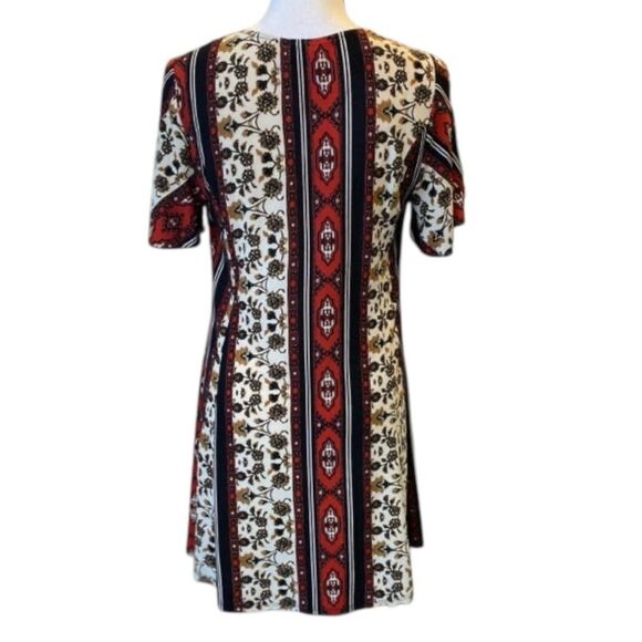 Show Me Your Mumu Matilda Patchwork Floral Lace Up Boho Mini Dress - Size XS - Picture 6 of 7